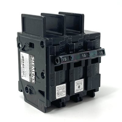 SIEMENS BQ3B015 15A 240V 3 POLE