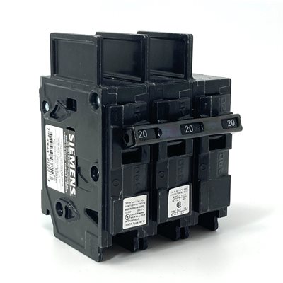 SIEMENS BQ3B020 20A 240V 3 POLE