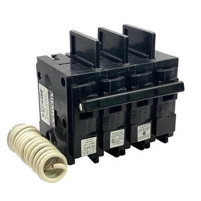 SIEMENS BQ3B04000S01 40A 240V 3 POLE SHUNT TRIP (120V) SIEMENS BQ3B04000S01 40A 240V 3 POLE SHUNT TRIP (120V)