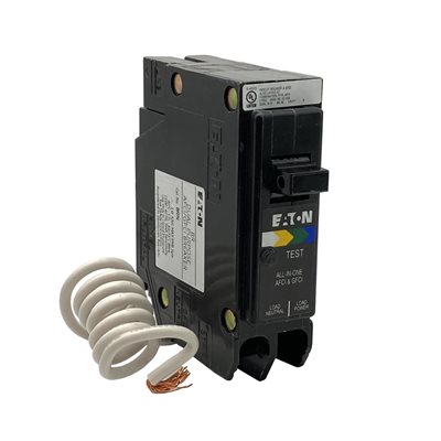 EATON BRN120A1 20A 120V 1 POLE DUAL FUNCTION AFCI / GFCI