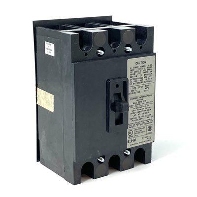 EATON CC3200 BREAKER, BOLT ON, TYPE CC, 200A, 3P, 240V, 10 KAIC EATON CC3200 BREAKER, BOLT ON, TYPE CC, 200A, 3P, 240V, 10 KAIC