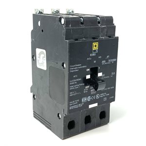 SQUARE D EDB34015 15A 277V 3 POLE