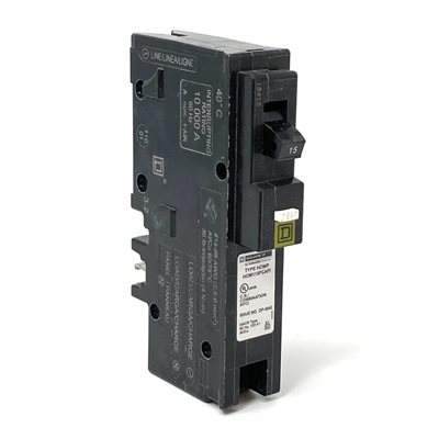 SQUARE D HOM115PCAFI 15A 120V 1 POLE COMBINATION AFCI PLUG ON NEUTRAL SQUARE D HOM115PCAFI 15A 120V 1 POLE COMBINATION AFCI PLUG ON NEUTRAL