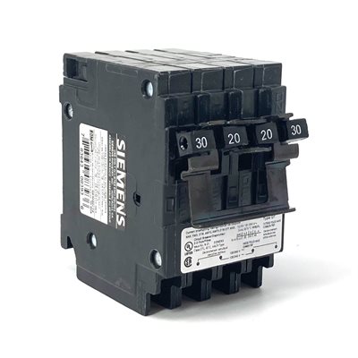 SIEMENS Q23020CT2 30 / 20A 120 / 240V QUAD