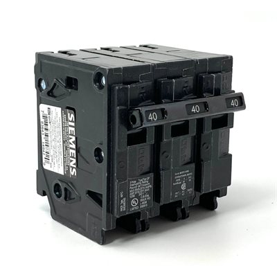 SIEMENS Q340 40A 120 / 240V 3 POLE SIEMENS Q340 40A 120 / 240V 3 POLE