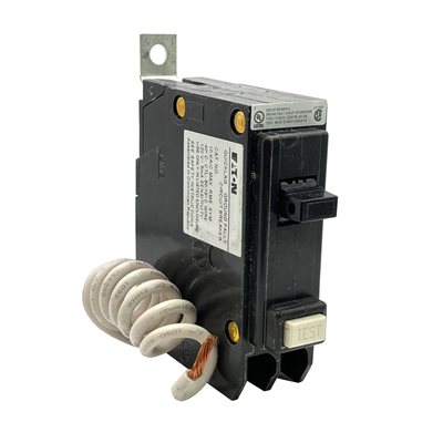 CUTLER HAMMER QBGFT1020 20A 120V 1 POLE GROUND FAULT CUTLER HAMMER QBGFT1020 20A 120V 1 POLE GROUND FAULT