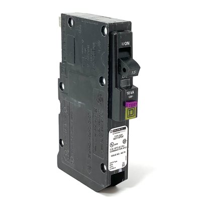 SQUARE D QO115PDF 15A 120V 1 POLE COMBINATION AFCI / GFCI PLUG ON NEUTRAL