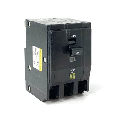 SQUARE D QO380 80A 240V 3 POLE