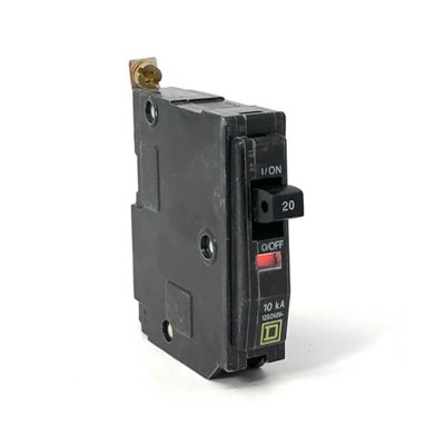 SQUARE D QOB120 20A 120 / 240V 1 POLE SQUARE D QOB120 20A 120 / 240V 1 POLE