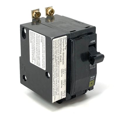 SQUARE D QOB2151021 15A 120 / 240V 2 POLE SHUNT TRIP (120V)
