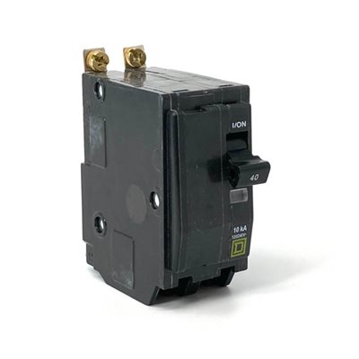 SQUARE D QOB240 40A 120 / 240V 2 POLE SQUARE D QOB240 40A 120 / 240V 2 POLE