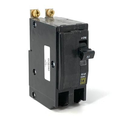 SQUARE D QOB280 80A 120 / 240V 2 POLE