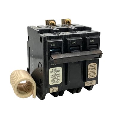 GENERAL ELECTRIC THQB31WY30 30A 120 / 240V 3 POLE SWITCHING NEUTRAL